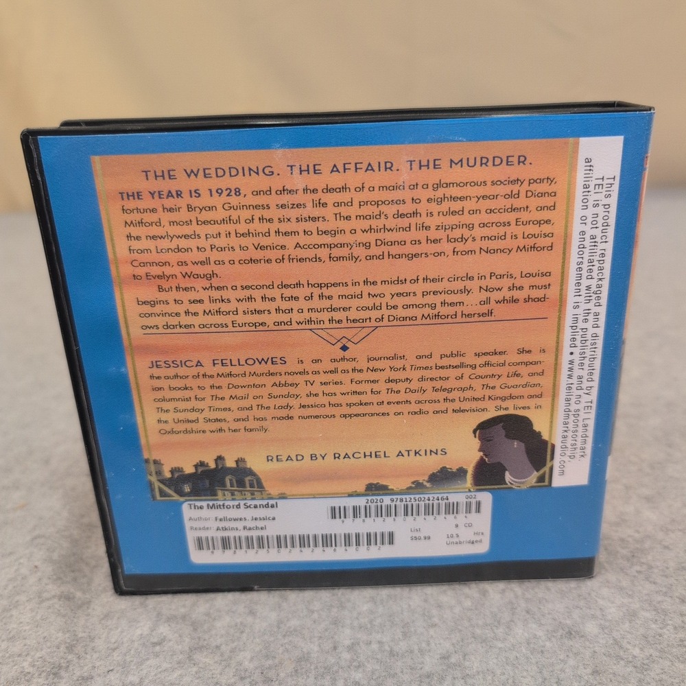 The Mitford Scandal Jessica Fellowes Audiobook 9 CD Set Unabridged Rachel Atkins - Picture 2 of 2